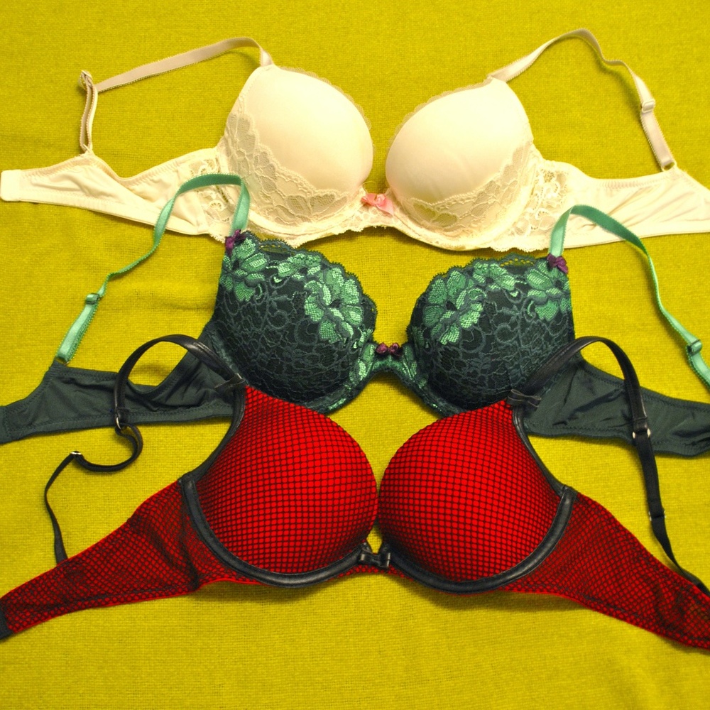 Adore Me Bra and Panty Bundle (3 sets)